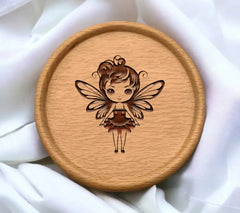 Playful Fairy with Butterfly Wings SVG - Mystic Meadow Mysteries SVG