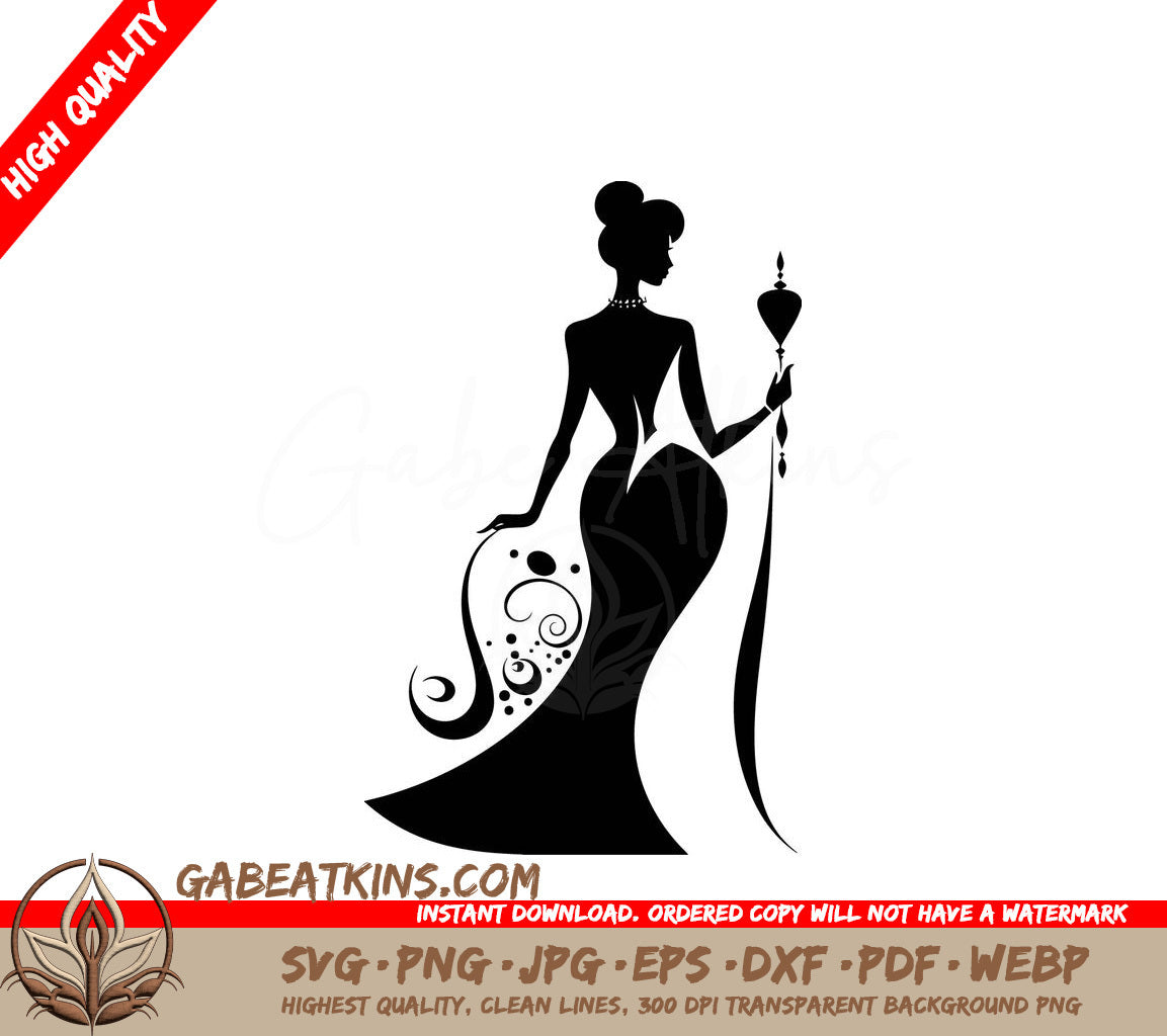 ## Abstract Woman Face SVG - Mystic Moments SVG