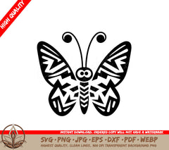 Mystic Butterfly Eyes Digital Art SVG