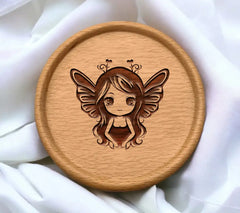 Fairy with Butterfly Wings SVG - Mystical Meadow Magic SVG