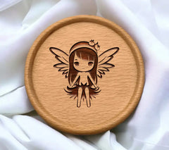 Fairy with Wings SVG - Mystical Meadow Moments Design SVG