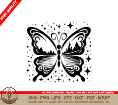 Mystical Castle Wings SVG - Offered in Multiple File Formats
