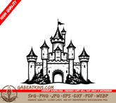 Castle Flag SVG - Mini Truck Vector Graphics SVG