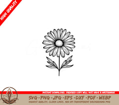 Natures Daisy SVG - Digital Product in Multiple Formats