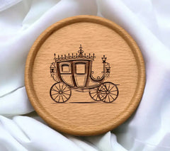 Horse Drawn Carriage SVG - Noble Nuptial Ride SVG