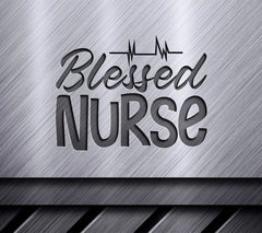 Blessed Nurse Heartbeat SVG - Design Design SVG