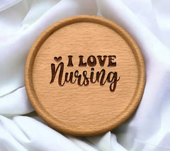 I Love Nursing SVG Design SVG