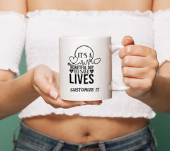 Nurse SVG - Its a Beautiful Day to Save Lives SVG