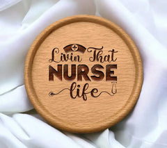 Livin That Nurse Life SVG Cut File SVG