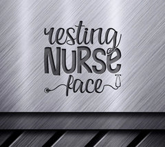 Resting Nurse Face SVG Design SVG