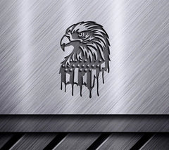 Patriotic Eagle SVG with Flag SVG
