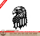 Patriotic Eagle SVG Design SVG