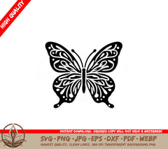 Patterned Wings Whispers SVG Digital Product