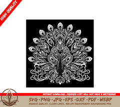 Peacock Bloom SVG Collection