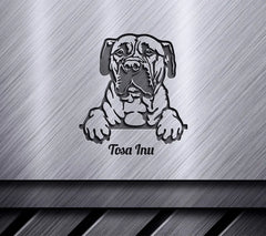 Tosa Inu Peeking Dog SVG SVG