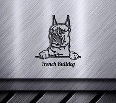French Bulldog Peeking SVG Set SVG