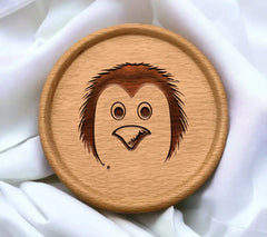 Penguin Face SVG - Vector Template for Cut Files SVG