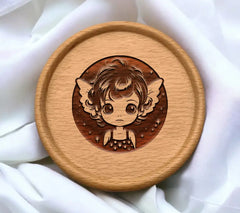 Fairy with Wings SVG - Whimsical Woodland Design Design SVG