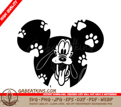 Mickey Mouses Dog Pluto SVG - Pluto SVG SVG