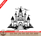 Castle with Stairs SVG - Mini Truck Vector Design Illustration SVG