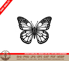 Polka Dot Flutter SVG Cut File