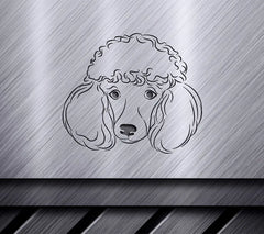 Poodle Face SVG SVG