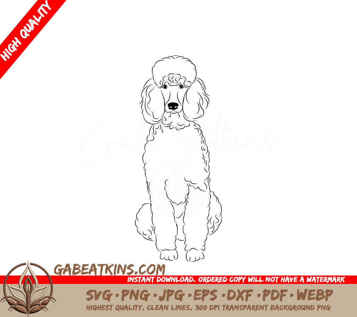 Poodle SVG Clipart SVG