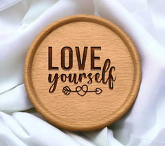 Love Yourself Arrow & Heart SVG SVG