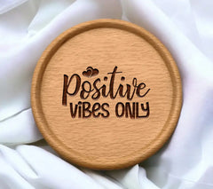 Positive Vibes Only SVG - Design SVG