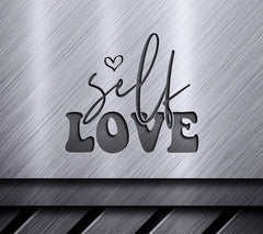Self Love Heart SVG - Positive Quote Design SVG