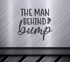 The Man Behind The Bump - Footprint SVG Cut File SVG