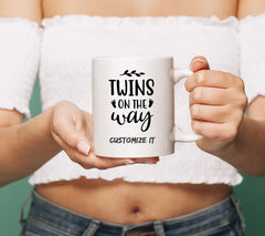 Twins On The Way - SVG Sign SVG