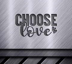 Rainbow Heart Choose Love SVG - Pride Design SVG