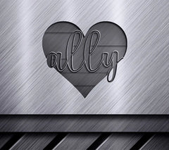 Rainbow Heart Ally SVG - Pride Graphics SVG