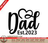 Pride Mom Dad Baby Heart SVG Cut File SVG