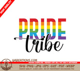 Rainbow Pride Tribe SVG Cut File SVG