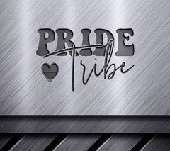 Rainbow Heart Pride Tribe Design - SVG SVG