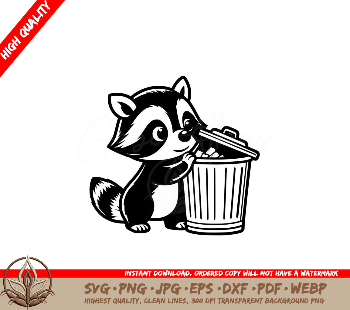 Raccoons Trash Adventure SVG