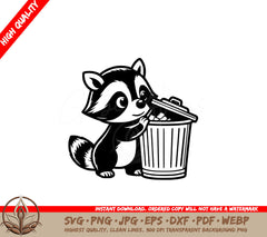 Raccoons Trash Adventure SVG