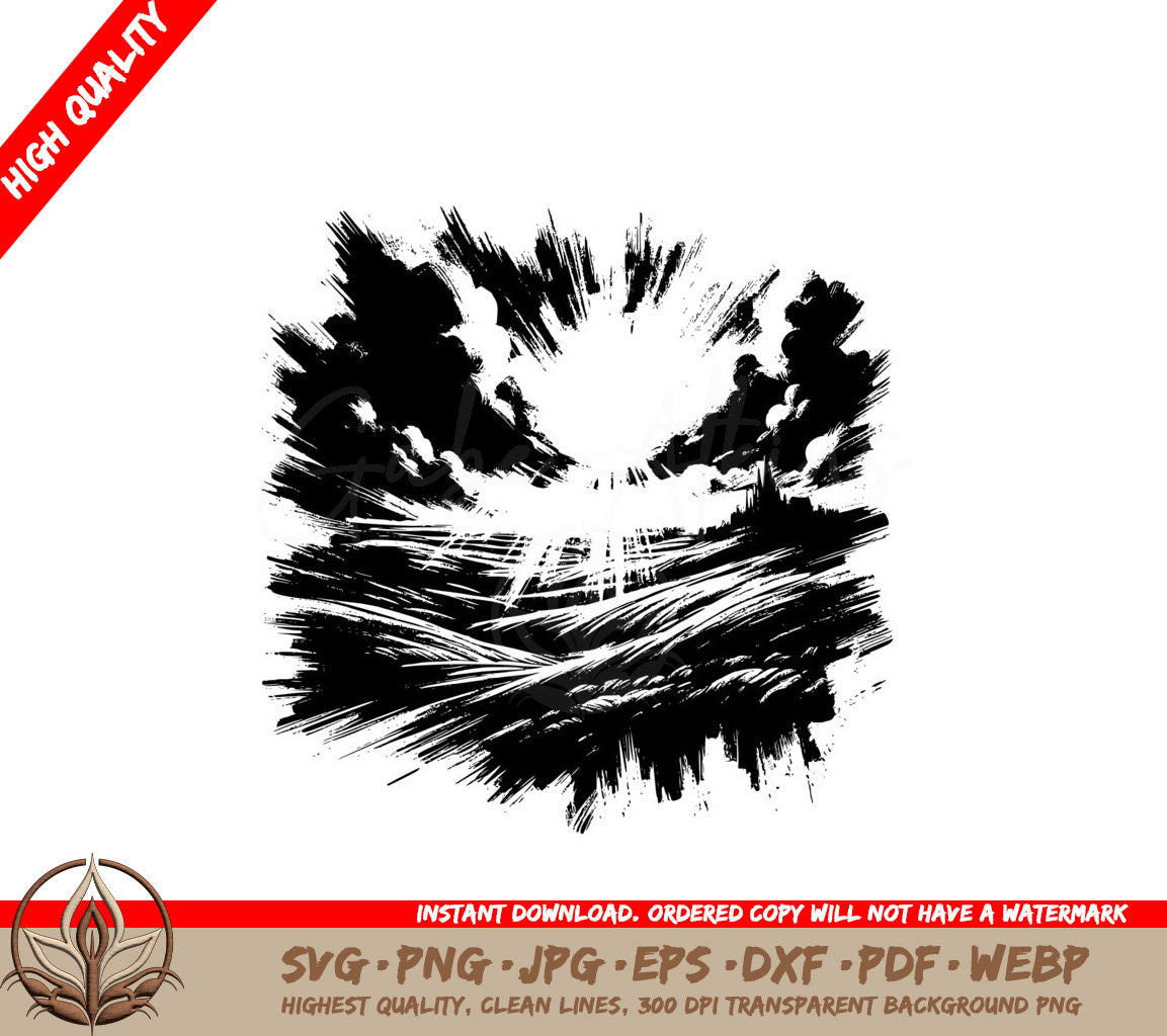 Radiant Chaos Clouds SVG