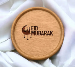 Eid Mubarak Crescent Moon & Stars SVG Design SVG