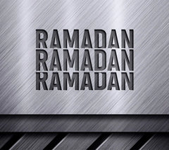Ramadan SVG - Black Calligraphy on White Background SVG