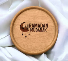 Ramadan Mubarak SVG Design - Crescent Moon & Stars SVG