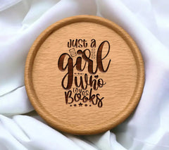 Book Lover Girl SVG SVG