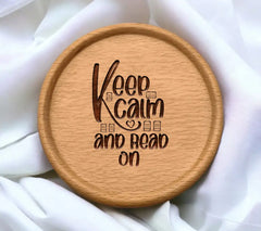 Keep Calm & Read On SVG SVG