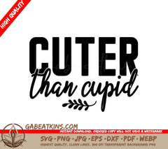 Cuter Than Cupid Reindeer SVG - Design SVG