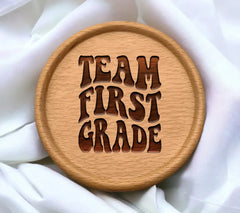 Retro First Grade Team SVG - Design SVG