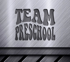 Team Preschool SVG - Retro Back to School Design SVG