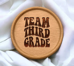 Retro Third Grade Team SVG - Design SVG