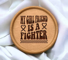 My Girlfriend Is A Fighter - Retro SVG SVG